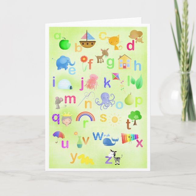 Learn your ABC - greeting cards (Front)