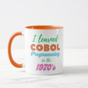 Learned Cobol Programming Language in the 1970s Mug