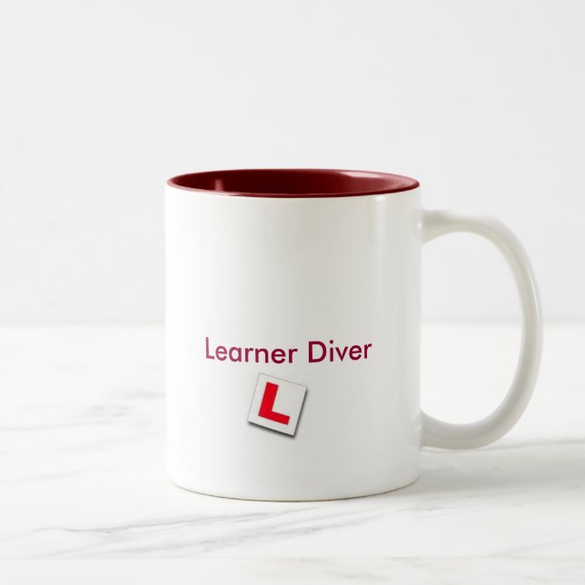 LEARNER DIVE - Customized Two-Tone Coffee Mug (Right)