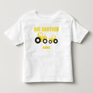 Learning Candy Big Brother Tractor Toddler T-shirt
