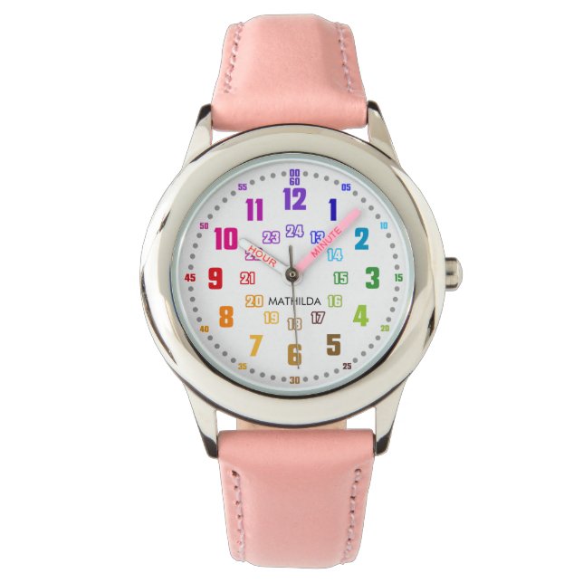 Learning Clock Kid's Watch Back to School Gift (Front)