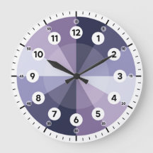 Learning Clock - Telling Time - Purple Hues