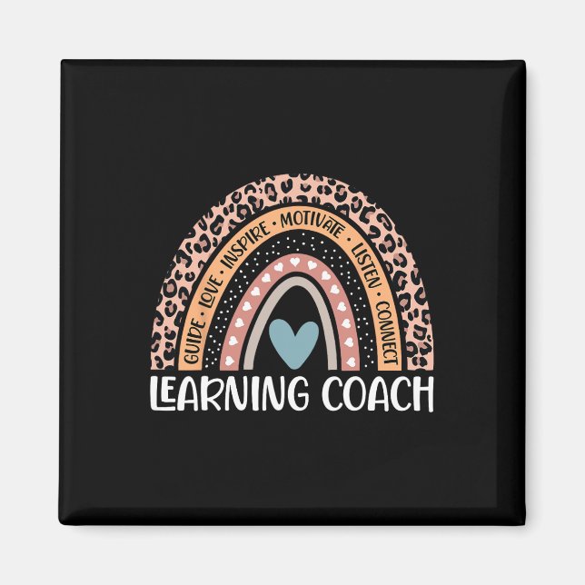 Learning Coach 100th Day Of School Learning Teache Magnet (Front)