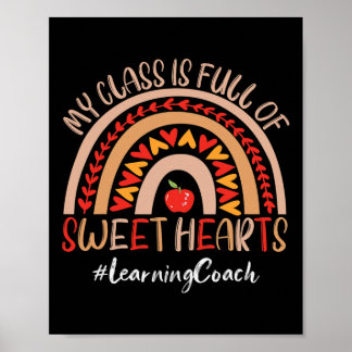 Learning Coach My Cl Is Full Of Sweet Hearts Valen Poster