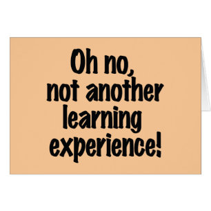 Learning Experience