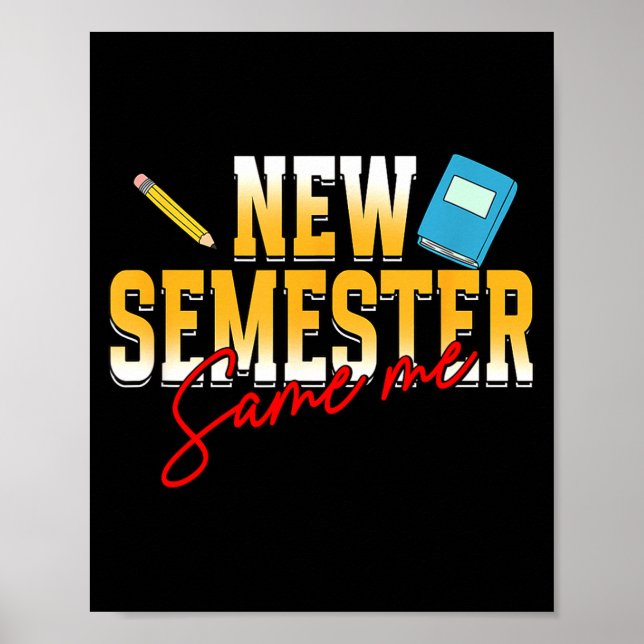 Learning for Exams Student Learn School New Poster (Front)