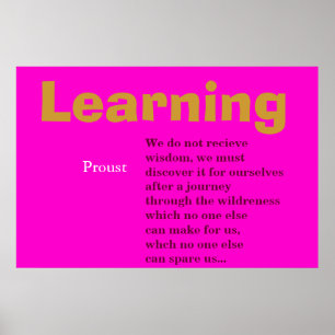 Learning Poster