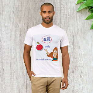 Learning The Alphabet Mens T-Shirt