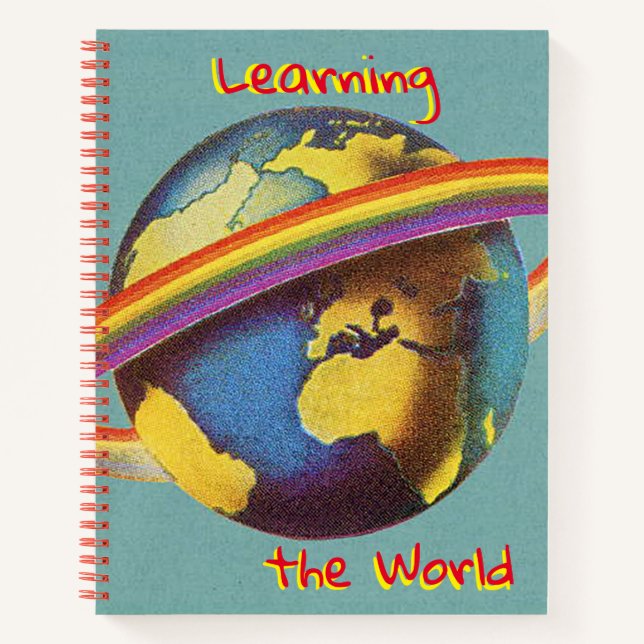 Learning the World Kid’s Spiral Notebook (Front)