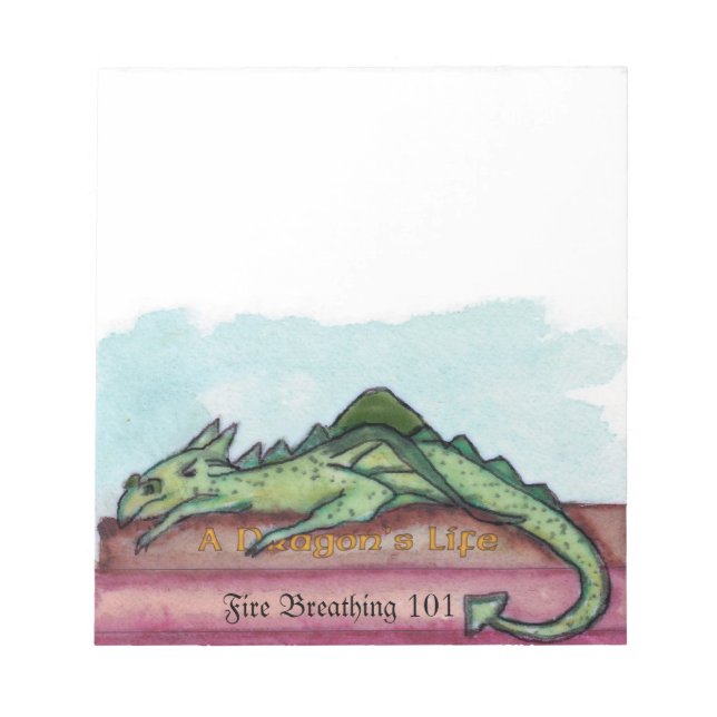 Learning To Be A Dragon Notepad (Front)