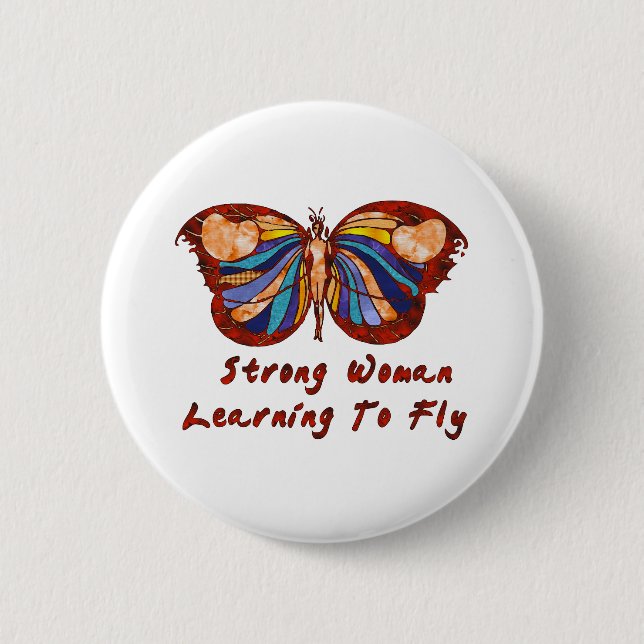 Learning To Fly 2 Inch Round Button (Front)
