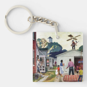 Learning to Fly Keychain