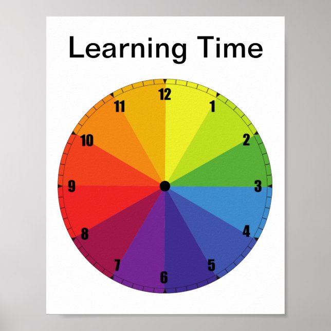 Learning to Tell Time Poster (Front)