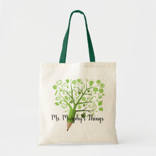 Learning tree teachers bag with personalized name