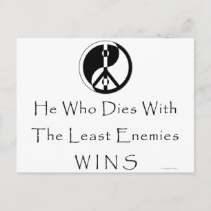 Least Enemies Postcard