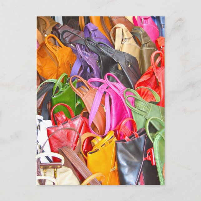 Leather Bags Post Card (Front)