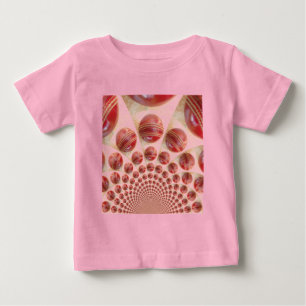 Leather Ball Rhythm Cricket Balls: Rhythmic Array Baby T-Shirt