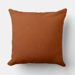 Leather Blue Tartan Fabric Crocodile Skin Throw Pillow