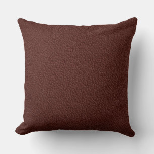 Leather Blue Tartan Fabric Crocodile Skin Throw Pillow