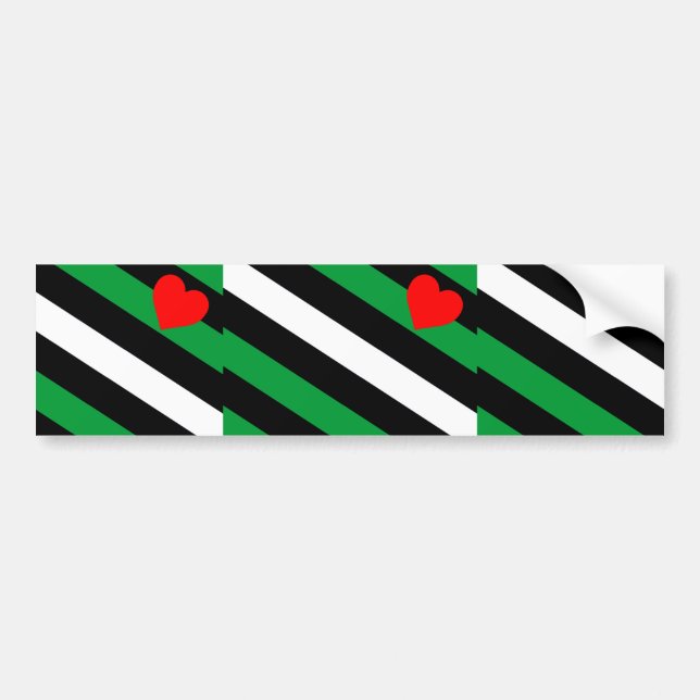 Leather Boi Pride Flag Bumper Sticker (Front)