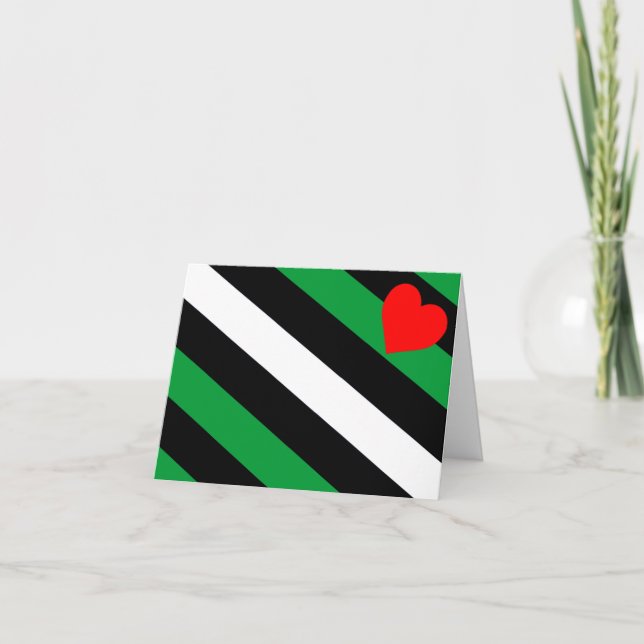 Leather Boi Pride Flag Card (Front)