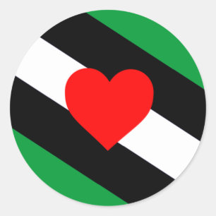 Leather Boi Pride Flag Classic Round Sticker
