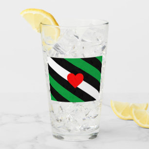 Leather Boi Pride Flag Glass