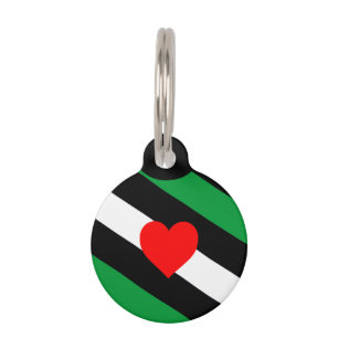 Leather Boi Pride Flag Pet Tag
