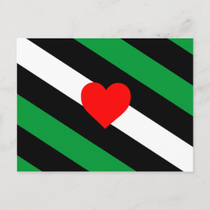 Leather Boi Pride Flag Postcard