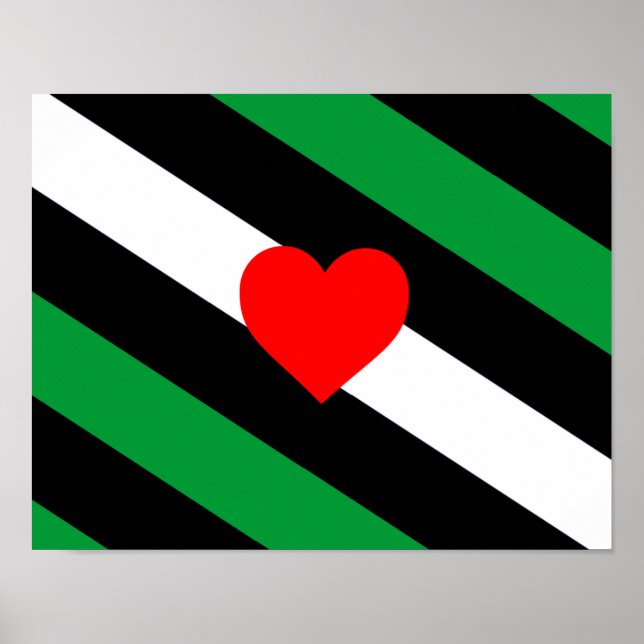 Leather Boi Pride Flag Poster (Front)