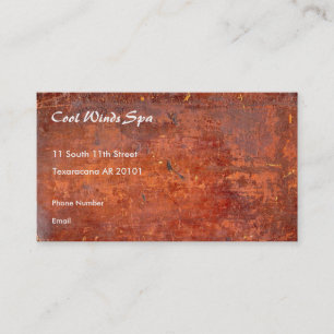 Leather Bound Antique Book Cover Appointment Card