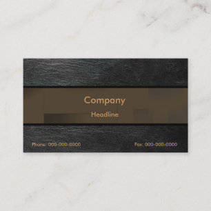 Leather Business Card