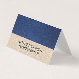 Leather Colour Block Business Card