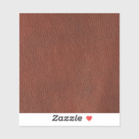 Leather Custom-Cut Vinyl Sticker