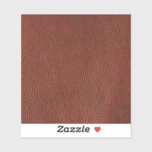 Leather Custom-Cut Vinyl Sticker