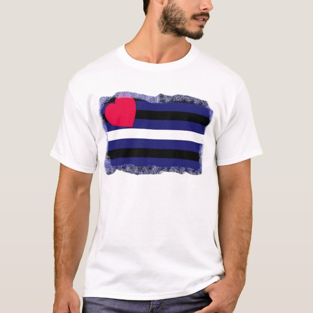 Leather Distress Tee (Front)