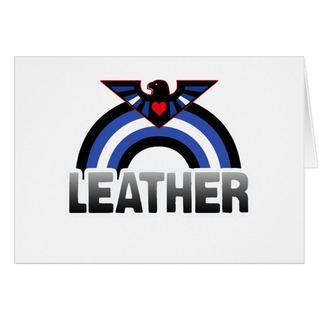 Leather Eagle Pride (Front Horizontal)