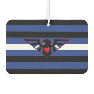 Leather Eagle Pride Flag Air Freshener