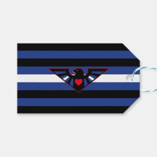 Leather Eagle Pride Flag Gift Tags