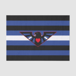 Leather Eagle Pride Flag Tissue Paper