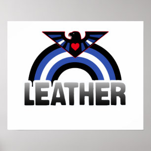 Leather Eagle Pride Poster