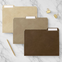 Leather File Folders