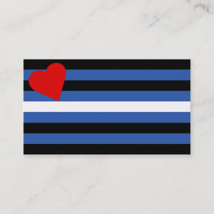 Leather Flag Trick Card