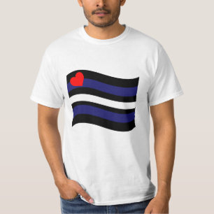 LEATHER FLAG WAVING T-Shirt