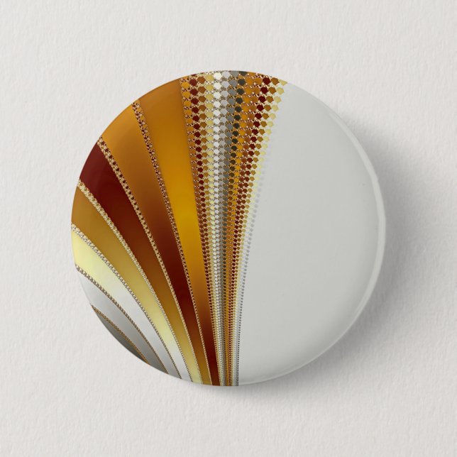Leather - Fractal Button (Front)