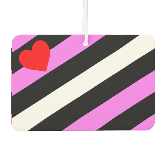 Leather Girl Pride Flag Air Freshener (Front)