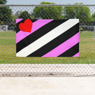 Leather Girl Pride Flag Banner