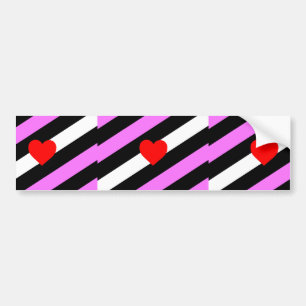 Leather Girl Pride Flag Bumper Sticker