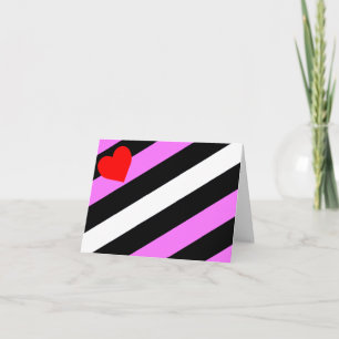 Leather Girl Pride Flag Card