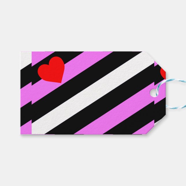 Leather Girl Pride Flag Gift Tags (Front (Horizontal))